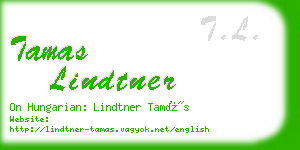 tamas lindtner business card